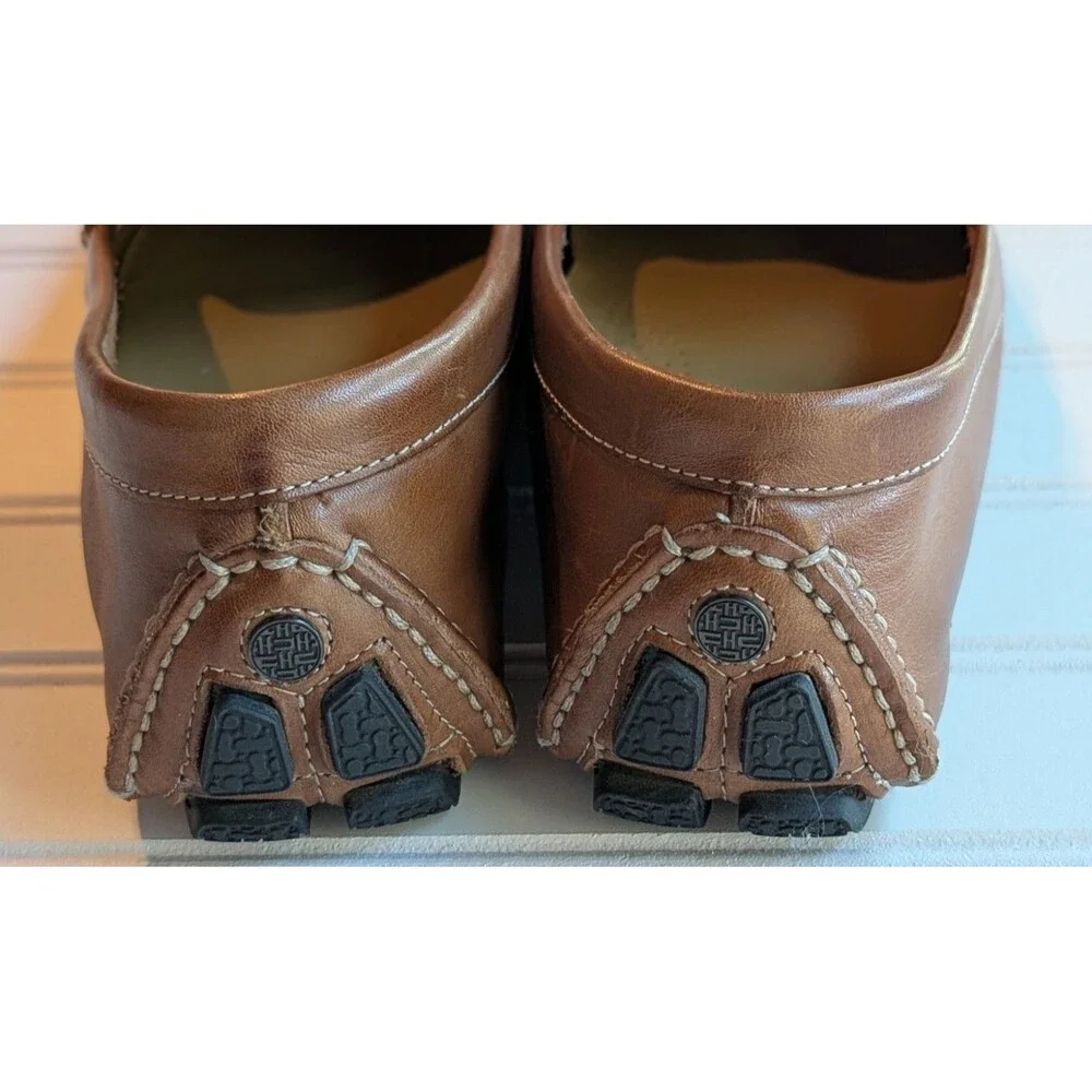 COLE HAAN Howland Shoes Mens 8M Brown Penny Loafers Driving Moccasin Preppy